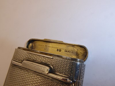 Lot 2347 - A Victorian Silver Combination Cheroot-Case, Vesta-Case and Lighter