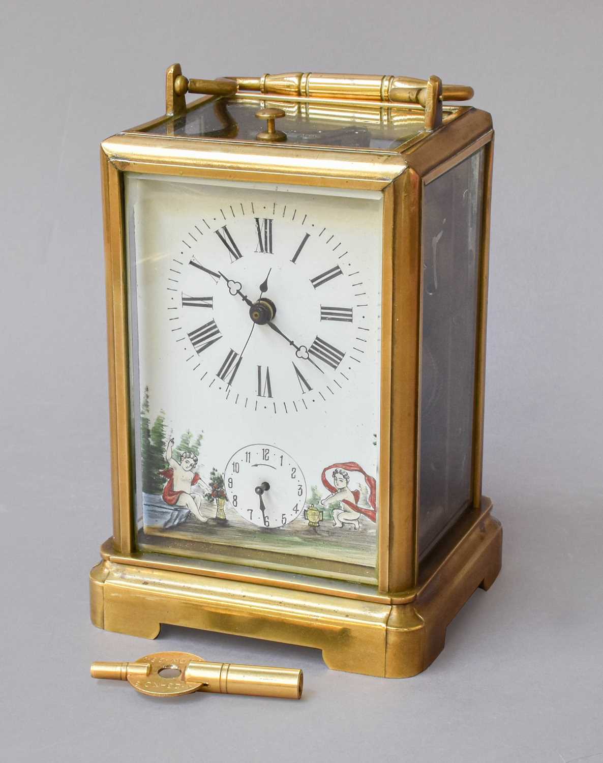 Lot 116 - A 20th-Century Striking Carriage Clock