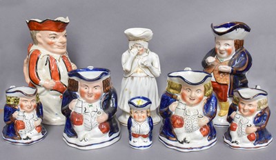 Lot 332 - A Collection of 19th Century Staffordshire...
