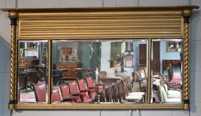 Lot 1152 - A Regency Style Part Framed Sectional Gilt...