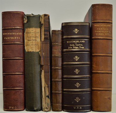 Lot 43 - Westmorland Tracts A collection of bound...