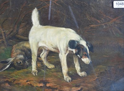 Lot 1048 - E* Gilbert (20th Century) Study of terrier and...