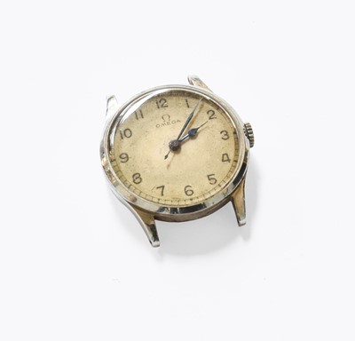Lot 285 - A Second World War period Omega wristwatch,...