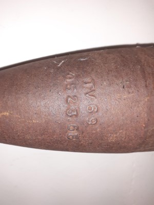Lot 66 - A Post-War Inert 3" Mortar Round, dated 1954