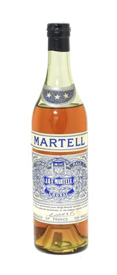 Lot 2131 - Martell Three Star Cognac, 1950s spring cap...