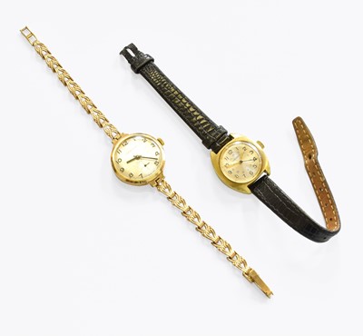 Lot 276 - A Lady's 9 Carat Gold Excalibur Wristwatch,...