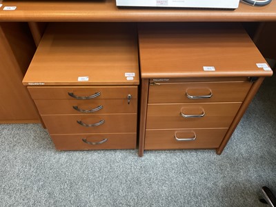 Lot 1115 - Neudorfler: A Cherrywood Three-Drawer Filing...