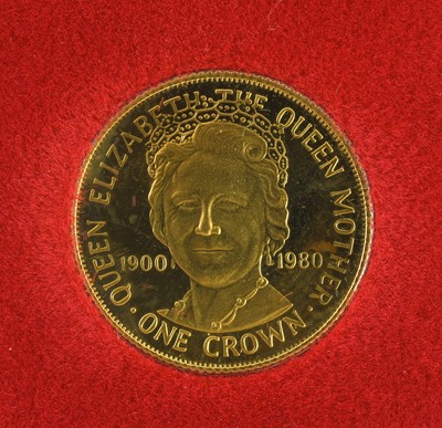Lot 264 - Isle of Man, Gold Crown 1980 (0.375 gold,...