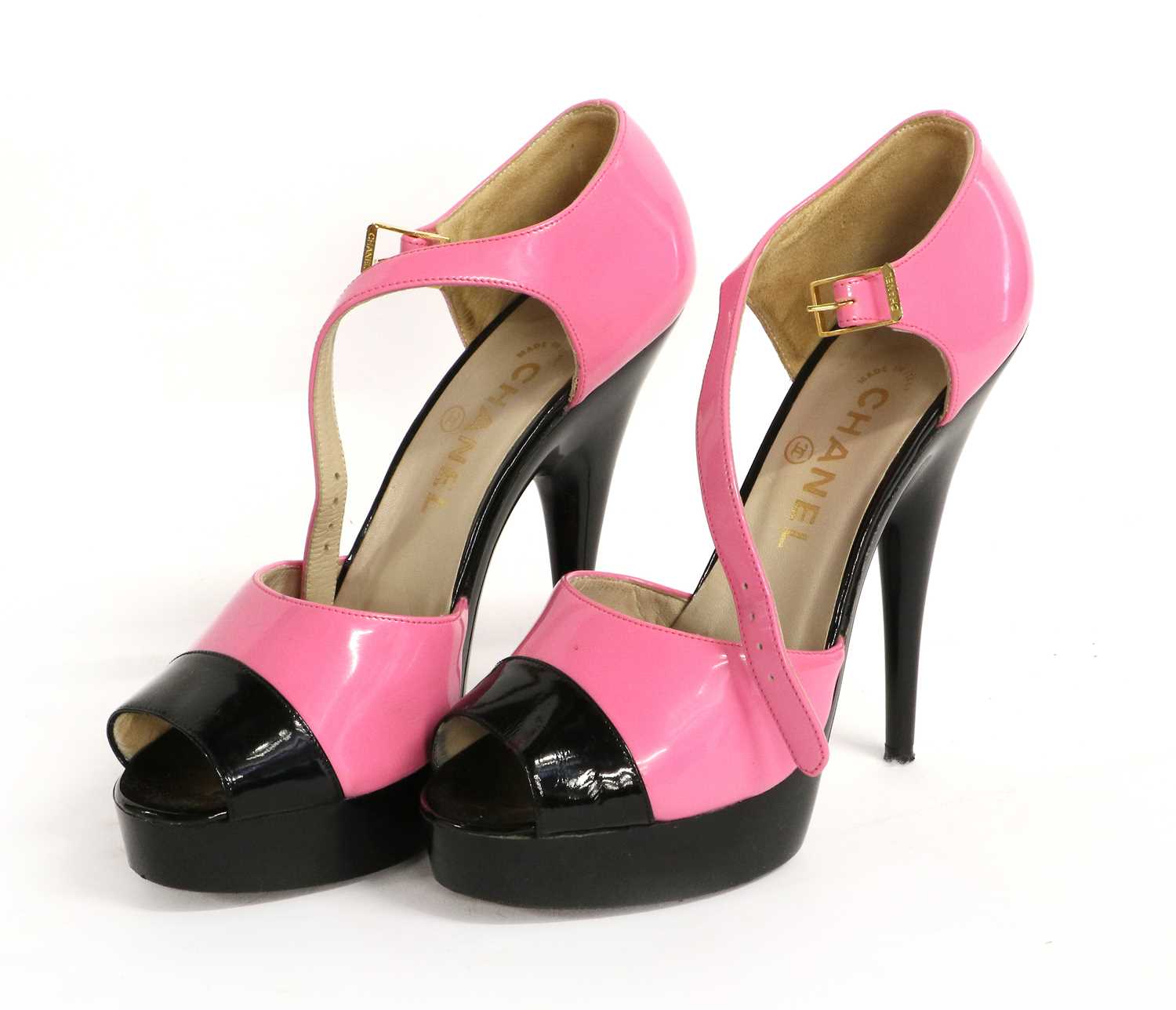 Lot 2219 - A Pair of Karl Lagerfeld for Chanel Pink and...