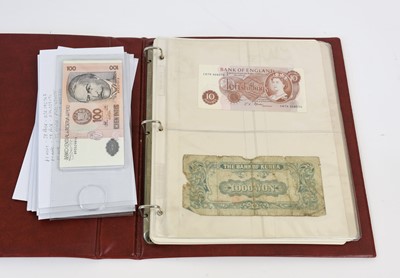 Lot 402 - Collection of English and World Banknotes,...