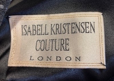 Lot 2072 - Isabell Kristensen Couture Black Lace and...