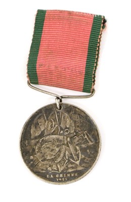 Lot 4 - A Turkish Crimea Medal, 1855, Sardinia issue,...