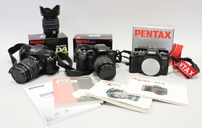 Lot 151 - Pentax Cameras And Lenses