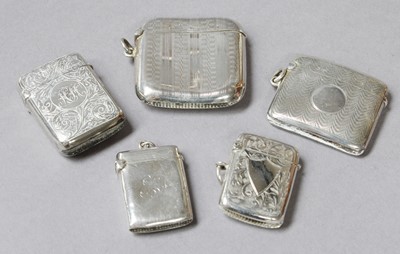 Lot 9 - A Collection of Five Various Silver...