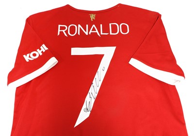 Lot 10 - Cristiano Ronaldo Signed Manchester United Shirt