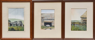 Lot 1057 - Peter Davis (b.1953) "Kirbister Farm";...