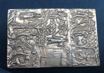 Lot 18 - A Chinese Silver Card-Case, Marked With...