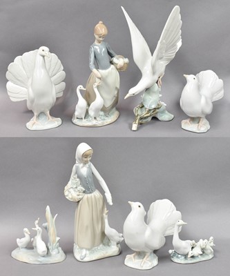 Lot 159 - A Collection of Lladro and Nao Figures,...