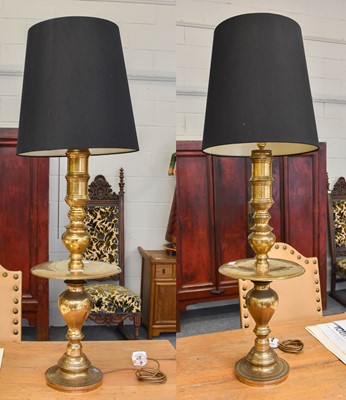 Lot 1146 - A Pair of Indian Knopped Column Form Table...