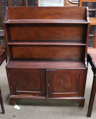 Lot 1210 - A 19th Century Mahogany Waterfall Bookcase,...