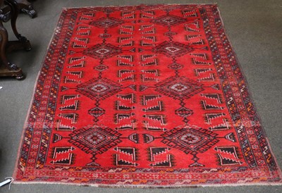 Lot 1021 - An West Persian Village Carpet, the deep brick...