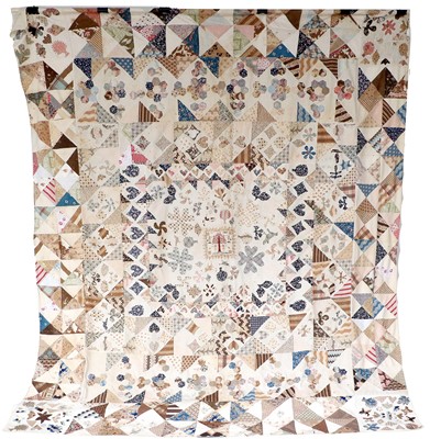 Lot 2145 - An Early 19th Century Cotton Coverlet,...