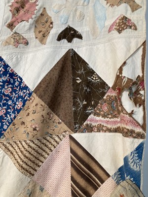 Lot 2145 - An Early 19th Century Cotton Coverlet,...