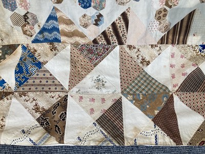 Lot 2145 - An Early 19th Century Cotton Coverlet,...