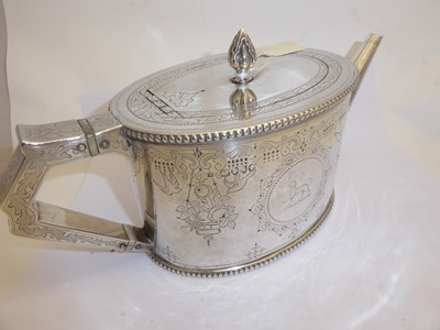 Lot 2267 - A Four-Piece Victorian Silver Tea and Coffee-Service