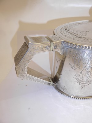 Lot 2267 - A Four-Piece Victorian Silver Tea and Coffee-Service