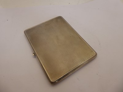 Lot 2225 - A George V Silver Cigarette-Case