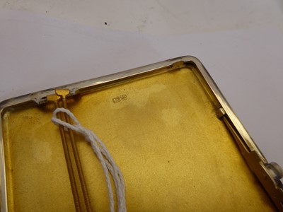 Lot 2225 - A George V Silver Cigarette-Case