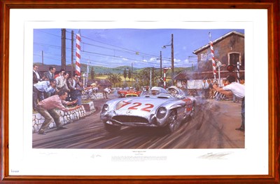 Lot 600 - Nicholas Watts (b.1947) ''Mille Miglia 1955''...