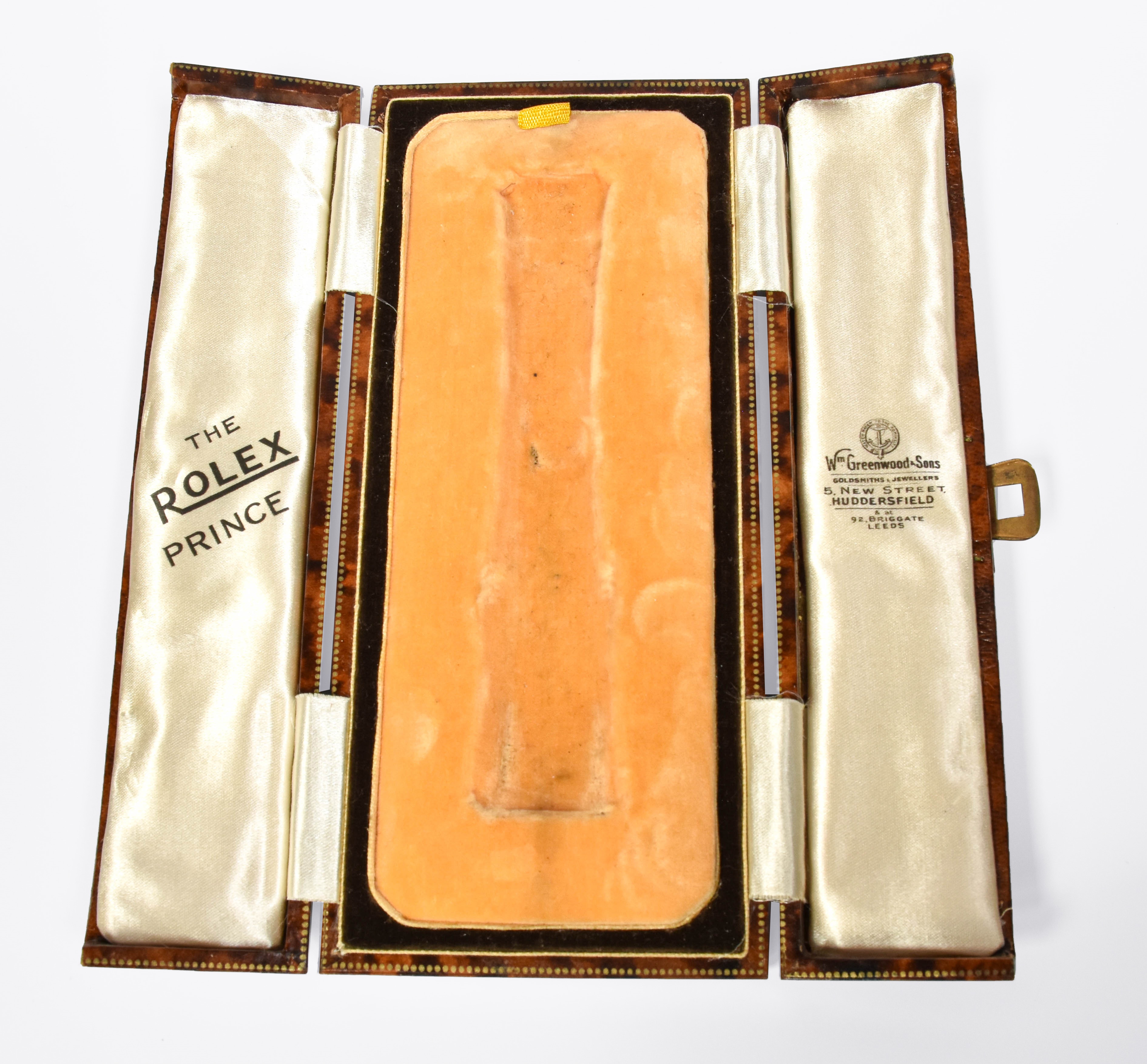 Lot 277 - A Rolex Prince Box and Chronometer paperwork