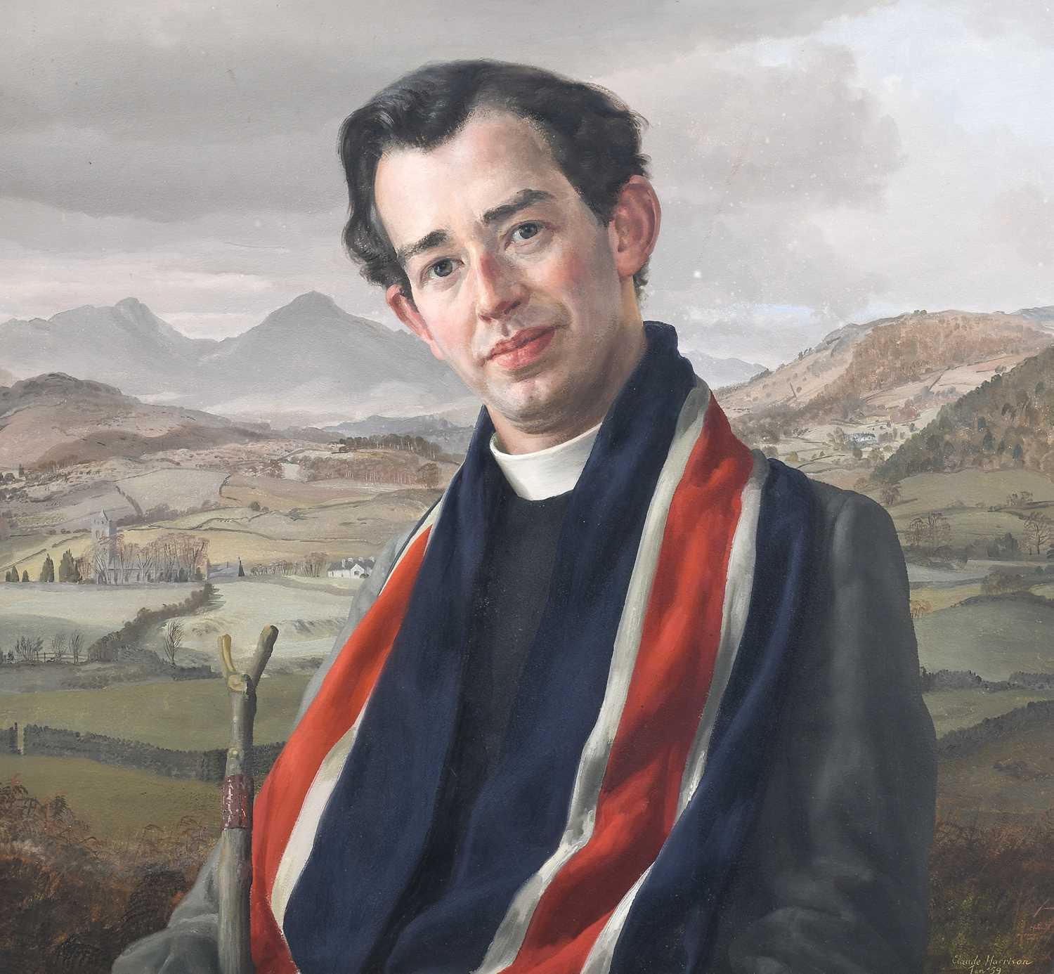 Lot 1158 - Claude William Harrison (1922-2009) Portrait...