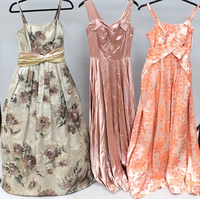 Lot 2036 - Circa 1950-60s Full Length Evening Dresses,...