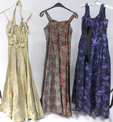 Lot 2036 - Circa 1950-60s Full Length Evening Dresses,...