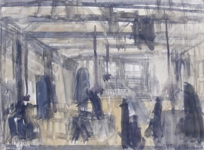 Lot 1166 - Mary Lord (b.1931) Sawmill Signed watercolour...