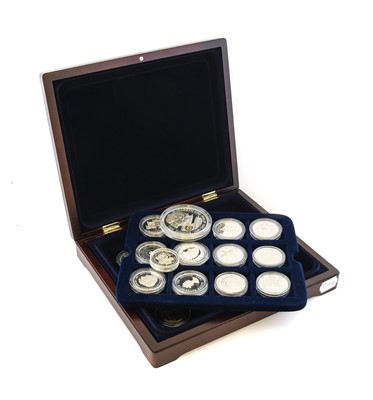 Lot 390 - 25 x Mixed Commemorative Silver Coins,...