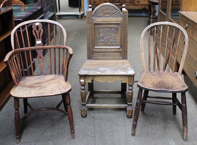 Lot 1169 - xxA Mid 19th century Yew and Elm Windsor Chair,...