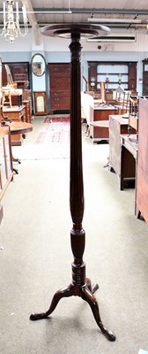 Lot 1230 - A Georgian Style Mahogany Torchere, early 20th...