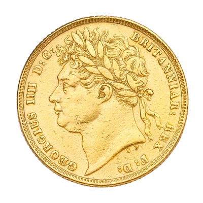 Lot 165 - George IV, Sovereign 1821, obv. laureate head...