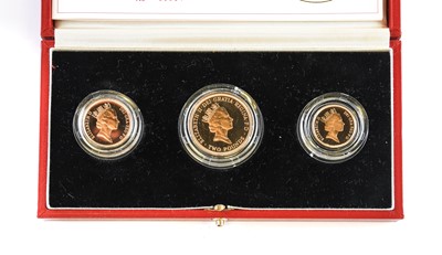 Lot 223 - UK, Gold Proof Set 1986, comprising: gold...