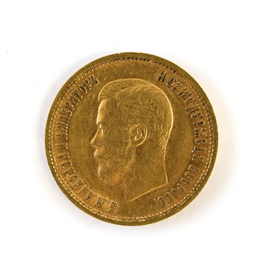 Lot 292 - Russia, Nicholas II 10 Rubles 1899, (.900 gold,...