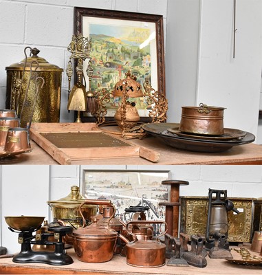 Lot 363 - A Collection of Victorian and Later Metalware,...