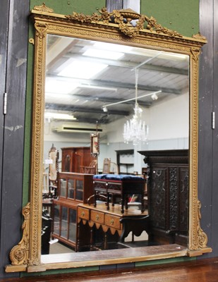 Lot 1185 - A 19th Century Style Gilt Framed Overmantel...