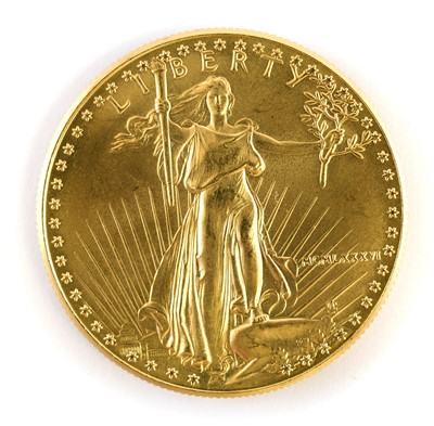 Lot 312 - United States, Gold 'Eagle' $50 1986, (.916...