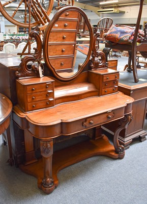 Lot 1237 - A Duchess Style Victorian Dressing Table with...