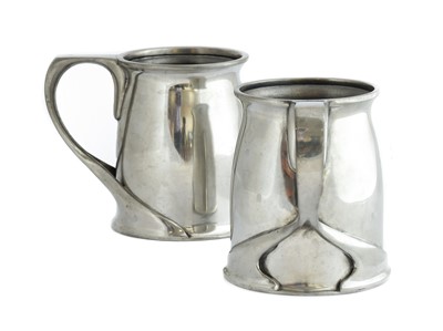 Lot 268 - Two Liberty & Co Tudric Pewter tankards,...