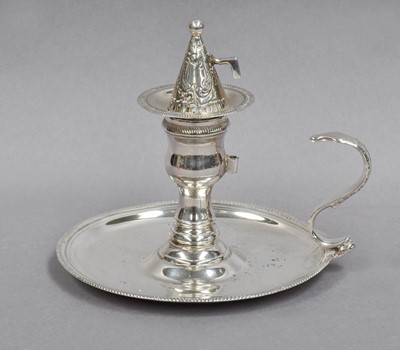 Lot 25 - A George III Silver Chamber-Candlestick, by...